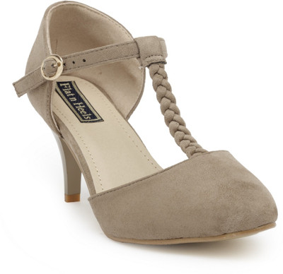 

Flat n Heels Women Khaki Heels