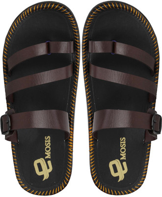 

Emosis Stylish Black Brown Mens Slippers