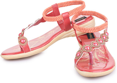 

Moonwalk Women Red Flats
