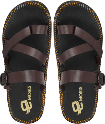 

Emosis Stylish Black Brown Mens Slippers