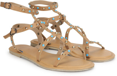 

Chemistry Women Beige Flats