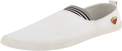 

Genial Slip On Sneakers For Men(Multicolor, White
