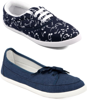 

Asian Women's casual shoes combo pack of 2 Casuals For Women(Multicolor