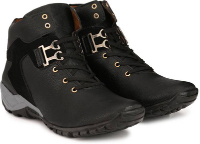 

TS Nanda Boots For Men(Black, Black-1