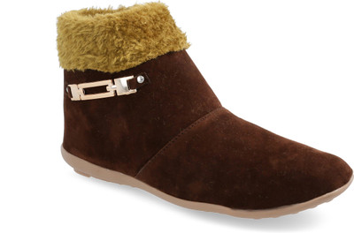 

Myra Comfortable Boots For Women(Brown, Yellow