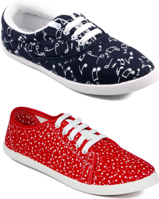 

Asian Women's casual shoes combo pack of 2 Sneakers For Women(Multicolor