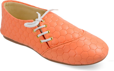 

Myra Football Design Comfortable Casuals For Women(Orange, Coral