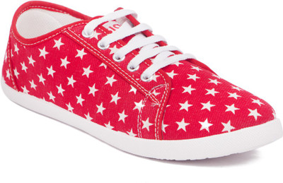 

Asian Walking Shoes For Women(Red, Red