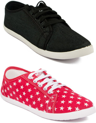

Asian Women's casual shoes combo pack of 2 Sneakers For Women(Multicolor