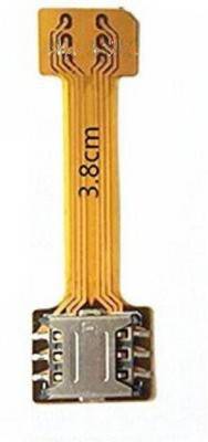 Boom Hybrid SIM Slot Adapter, Avails You To Run 2 SIM And Micro SD Card Sim Adapter