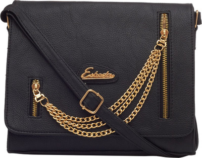 

ESBEDA Women Casual Black PU Sling Bag