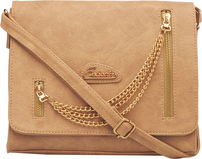 

ESBEDA Women Casual Beige PU Sling Bag