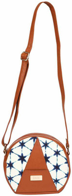 

2AM Women Casual Brown Genuine Leather Sling Bag