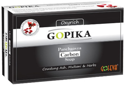 

goseva Gopika Panchagavya Carbon Soap (Pack of 4)(381 g, Pack of 4)