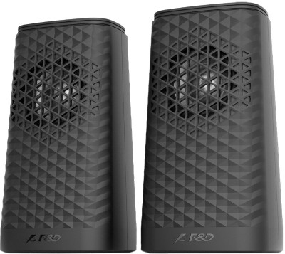 F&D V-320 Laptop/Desktop Speaker(Black, 2.0 Channel)