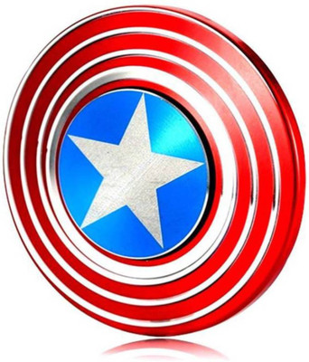 

S.Blaze Multi-Colour Metal Rounded Shield Captain America Avenger Fidget Spinner Toy for Kids & Adults(Multicolor)
