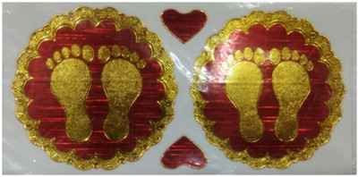 Shreeji Decoration Tiny 6 Pc of Pagla For Festival,Wall Decoration,Car,Door,Temples Sticker(Pack of 3) available at flipkart for Rs.90