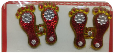 Shreeji Decoration Tiny 2 Pcs of Tiny Pagla Sticker For Festival,Wall Decoration,Car,Door,Temples Sticker(Pack of 1) available at flipkart for Rs.99