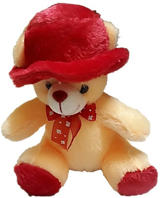 

Tako bell premium quality Teddy with cap 18 CM - 18 cm(Multicolor)