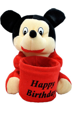 

Prachi toys Soft Red Teddy Pen Stand Holder For Kids - 18 cm(Red)