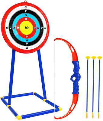 

Toyshine Toy Archery Set for Kids with Target and Bow and Arrow(Multicolor)