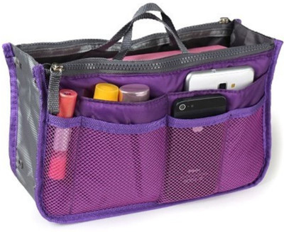 

Smartcraft Bag In Bag Organizer - Purple , 13 Pockets Organizer Purse 10.6” X 6.3” Bag in Bag(Multicolor)