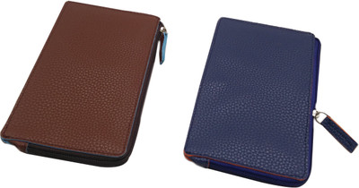 

Essart Mobile Pouch(Brown, Blue), Blue;brown