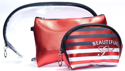 

Color Fever Cosmetic Pouch(Red)