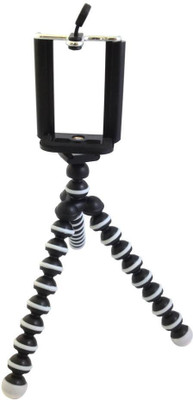 

Unigear Flexible Mini Tripod 6 inch height Tripod Kit, Monopod Kit(Black, Supports Up to 1500 g)