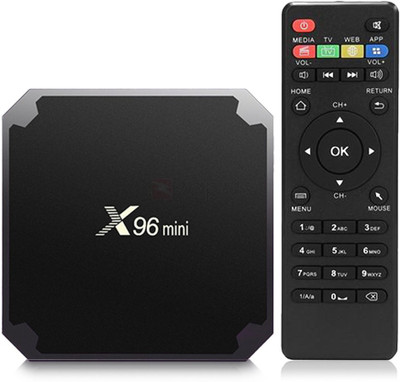 

Wizzit X96 Mini Android 7.1 TV Box,Smart Android Box with Amlogic S905X Quad Core 64 bit Cortex, 2GB RAM/16GB ROM, Wifi 4K Video Support 50 CD Player(Black)