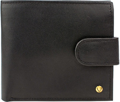 

Hidesign Men Black Genuine Leather Wallet(4 Card Slots)