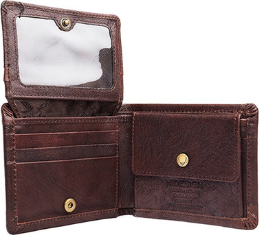 

Hidesign Men Brown Genuine Leather Wallet(2 Card Slots)