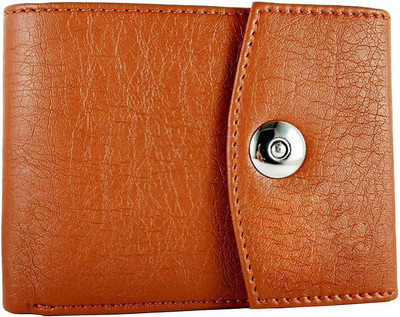 

KGN GALLERY Men Tan Genuine Leather Wallet(6 Card Slots)