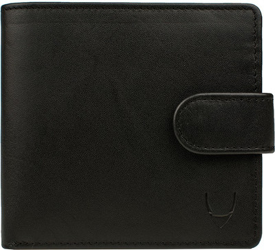 

Hidesign Men Black Genuine Leather Wallet(12 Card Slots)