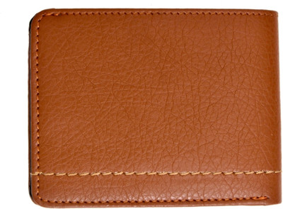 

ALW Men Brown Genuine Leather Wallet(8 Card Slots)