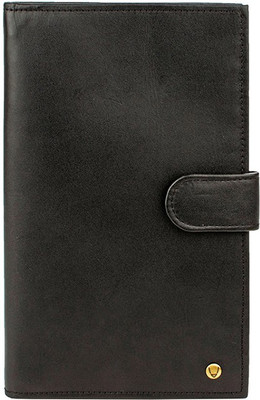 

Hidesign Men Black Genuine Leather Wallet(11 Card Slots)
