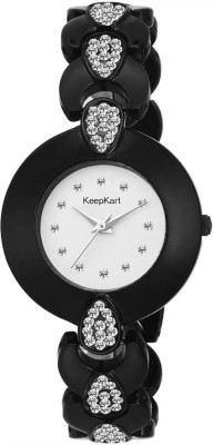 Keepkart KK=85 Designer Rich~Look Cronograph Pattern Metal Strap Watch For Women And Girls Watch  - For Girls   Watches  (Keepkart)