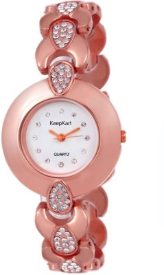 Keepkart KK=88 Designer Rich~Look Cronograph Pattern Metal Strap Watch For Women And Girls Watch  - For Women   Watches  (Keepkart)