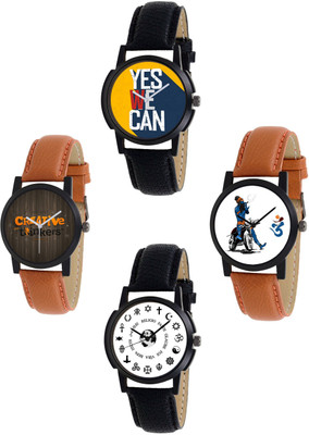 

Orayan Young Generation Funky Combo S1-1_3_4_5 (Pack of 4) Watch - For Men