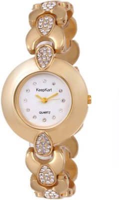 Keepkart KK=86 Designer Rich~Look Cronograph Pattern Metal Strap Watch For Women And Girls Watch  - For Women   Watches  (Keepkart)