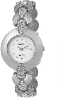 Keepkart KK=87 Designer Rich~Look Cronograph Pattern Metal Strap Watch For Women And Girls Watch  - For Girls   Watches  (Keepkart)