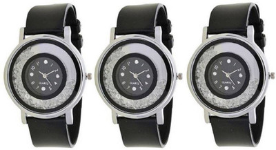 View PMAX GLORY MOR BLACK DIAMOND FANCY COLLATION FOR Watch  - For Girls Wrist Watches Price Online(PMAX)