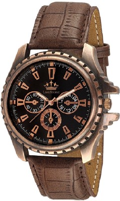 LimeStone Brown Octane ultimate chronograph pattern leather Watch  - For Men   Watches  (LimeStone)
