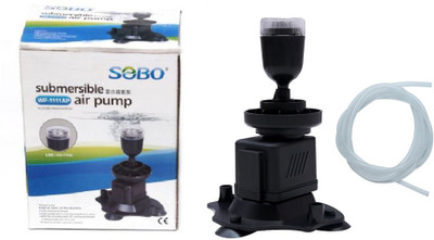

Sobo Submersible (WP-1111AP) Air Pump With LED Lighting | Super Quiet | High Air Output, Air Flow Adjustable | Safe Waterproof Design Air Aquarium Pump(230 cm)