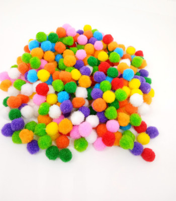 

Aadya Crafts Multi Color Pom Pom 15mm