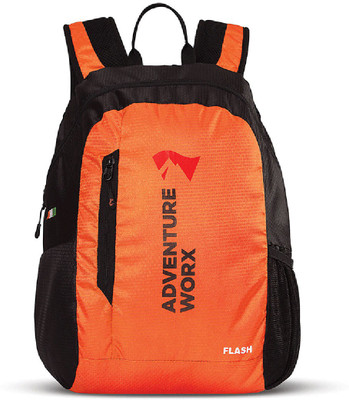 

Adventure Worx Flash daypack with AerWireT 22L 22 L Backpack(Black, Orange)