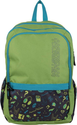 

American Tourister AMT HASHTAG BACKPACK03 27 L Trolley Backpack(Green), Green 03
