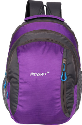 

Justcraft Ricoh 30 L Backpack(Purple, Black)