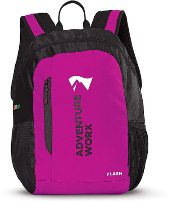 

Adventure Worx Flash daypack with AerWireT 22L 22 L Backpack(Black), Megenta