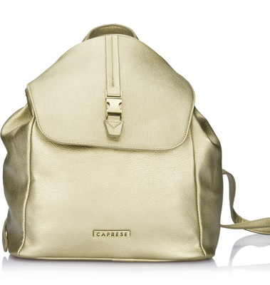 

Caprese Bruno Shoulderbag Medium Dull Gold 5 L Backpack(Gold)